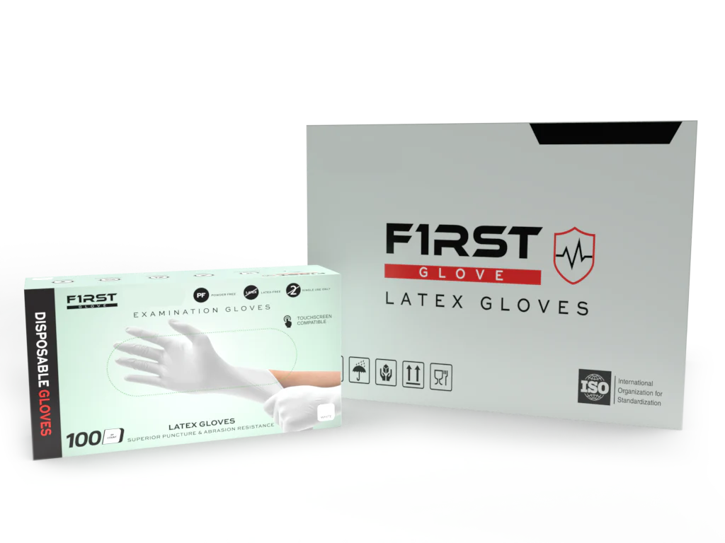 Firstglove Core Latex Exam Gloves 5mil ($7.30/box)