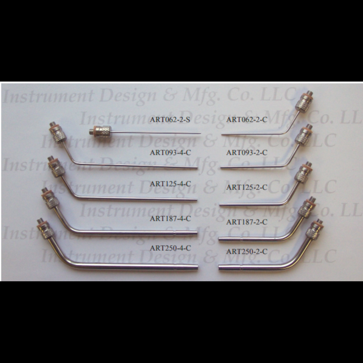 Jet Tip Arterial Tubes 2" Curved