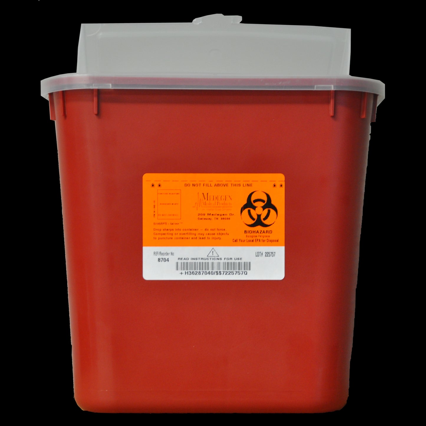 Medegen 2 Gallon Sharps Container