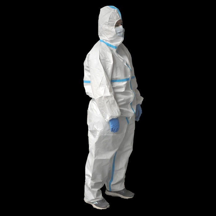Coverall With Hood (Large) Personal Protective Equipment
