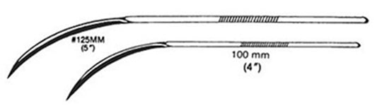 Half-Curved Suture Needles