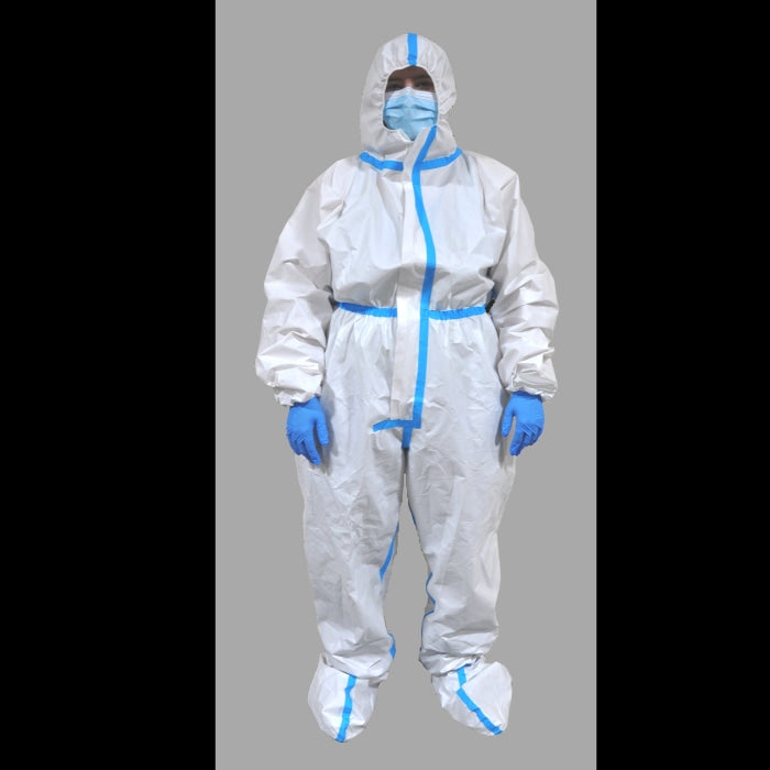 Large Coverall With Hood And Boot Personal Protective Equipment