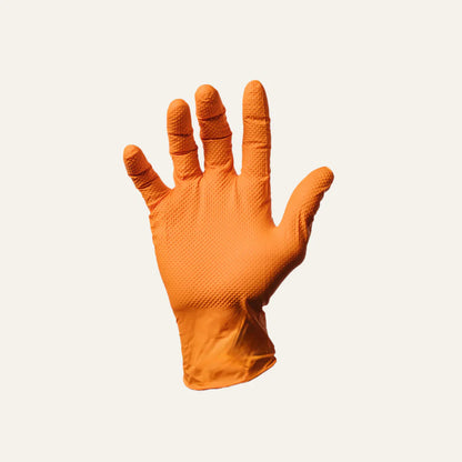 8mil Nitrile Diamond Textured Gloves