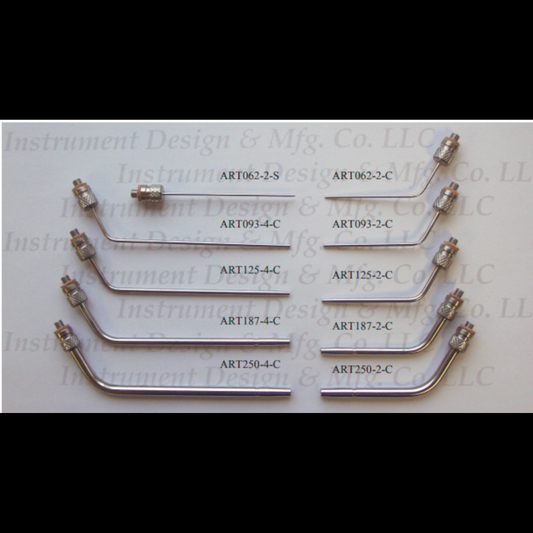 Jet Tip Arterial Tubes 2" Curved