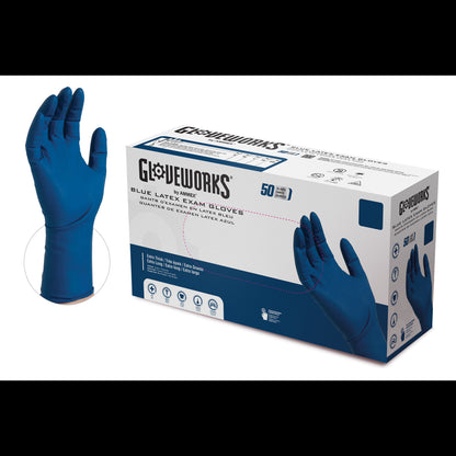 Gloveworks Latex Exam Gloves (13mil)