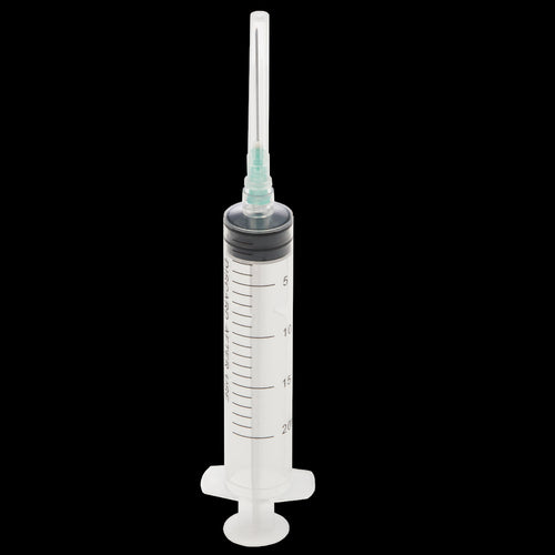 20 mL Syringe with 16 Gauge Needle ($0.163/syringe)